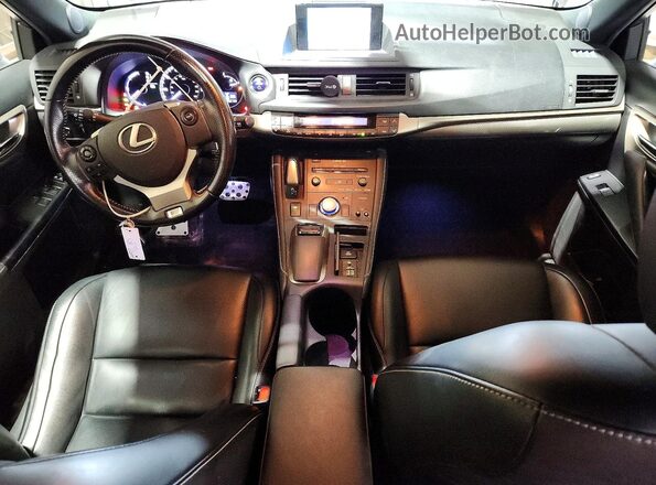 JTHKD5BH5H2295463 2017 LEXUS CT Gray Вид панелі приладів