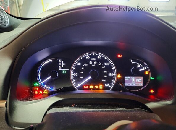 JTHKD5BH5H2295463 2017 LEXUS CT Gray Вид щитка приладів