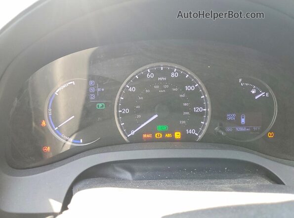 JTHKD5BH6G2255505 2016 LEXUS CT Black Vista del cuadro de instrumentos