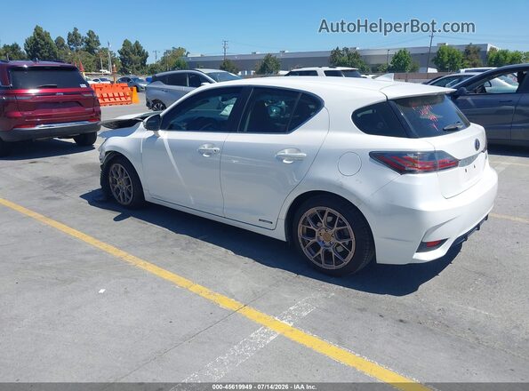 JTHKD5BH7G2251673 2016 LEXUS CT 200H White Задня ліва чверть