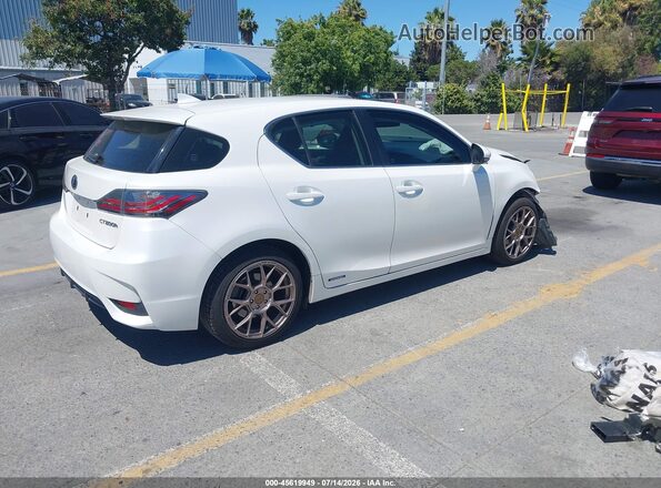 JTHKD5BH7G2251673 2016 LEXUS CT 200H White Задня права чверть