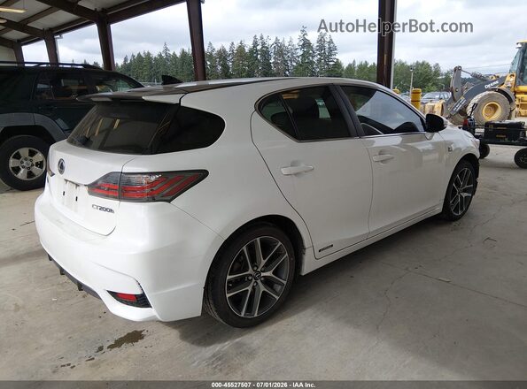 JTHKD5BHXG2251151 2016 LEXUS CT 200H White Հետևի աջ