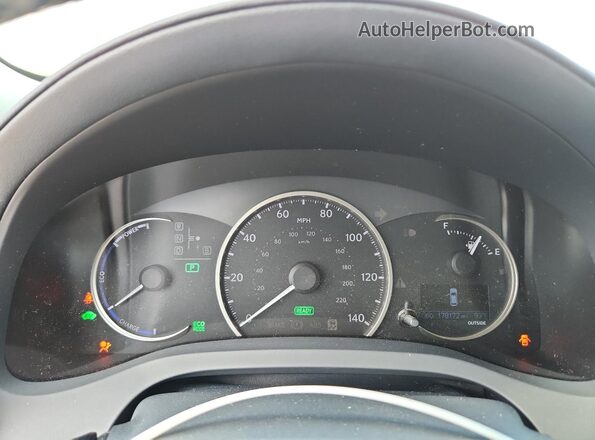 JTHKD5BHXG2251344 2016 LEXUS CT White Вид щитка приладів
