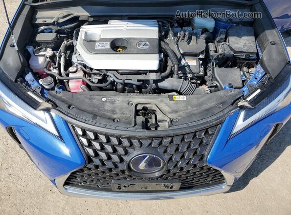 JTHL9JBH6M2038191 2021 LEXUS UX Blue Սալոնի հետևի տեսք
