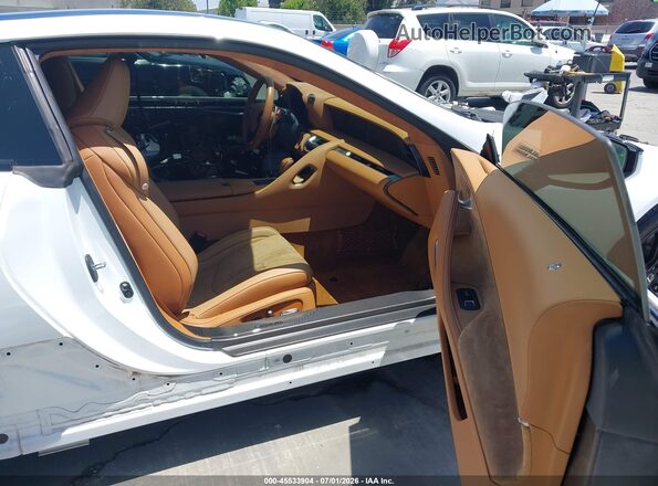 JTHLP5AY0NA104840 2022 LEXUS LC 500 White Вид салону спереду