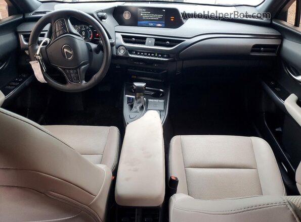 JTHP3JBH1N2046705 2022 LEXUS UX White Widok deski rozdzielczej