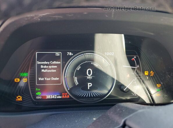 JTHP6JBH0P2154047 2023 LEXUS UX Silver Սարքավորումների վահանակի տեսք