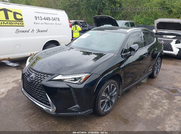JTHP9JBH0N2061503 2022 LEXUS UX 250H Черный Передняя левая четверть