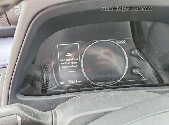 JTHP9JBH1M2051478 2021 LEXUS UX Gray Widok zestawu wskaźników