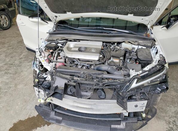JTHP9JBH4N2062444 2022 LEXUS UX White Vista del compartimento del motor