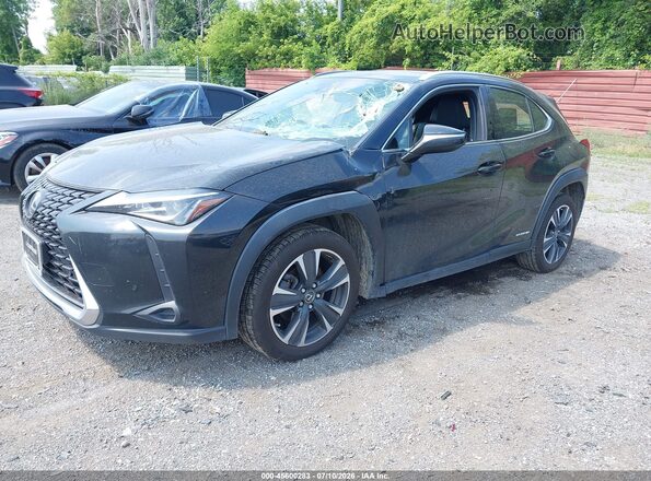 JTHP9JBH6L2030026 2020 LEXUS UX 250H Black წინა მარცხენა ხედი სამი მეოთხედიდან