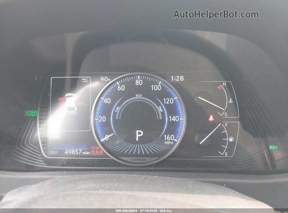JTHP9JBH7L2026227 2020 LEXUS UX 250H White უკანა სავარძლების ხედი