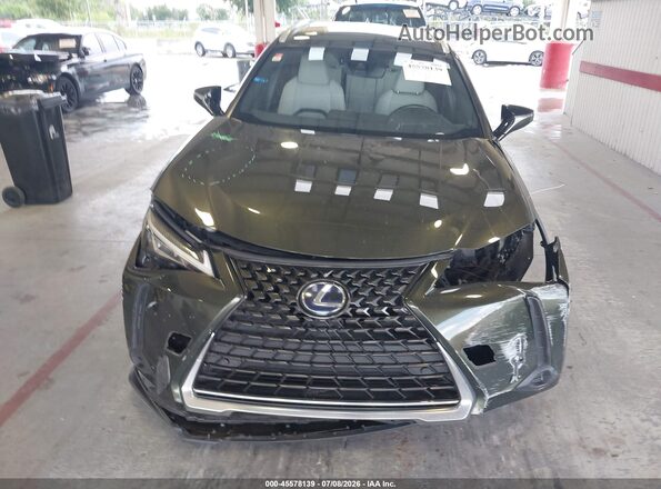 JTHP9JBHXL2027551 2020 LEXUS UX 250H Green Widok zestawu wskaźników