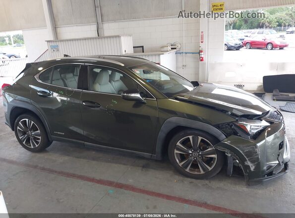 JTHP9JBHXL2027551 2020 LEXUS UX 250H Green Widok wnętrza z tyłu
