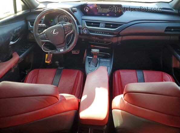 JTHR9JBH5L2028373 2020 LEXUS UX White Widok deski rozdzielczej