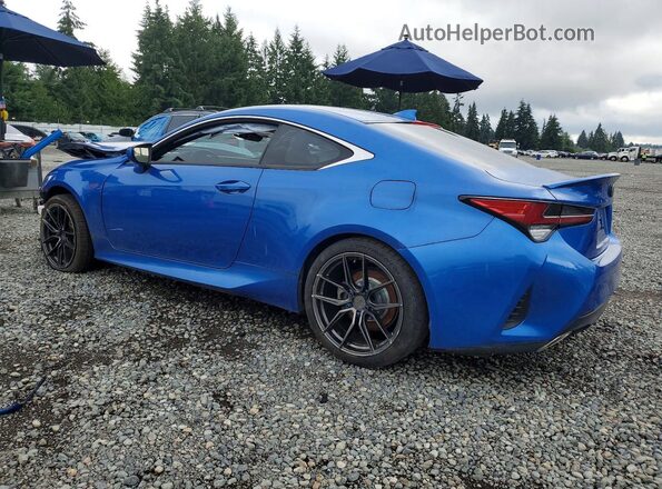 JTHS85BC6K5004855 2019 LEXUS RC Blue Задня ліва чверть