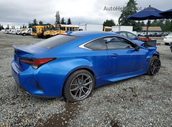 JTHS85BC6K5004855 2019 LEXUS RC Blue Задня права чверть