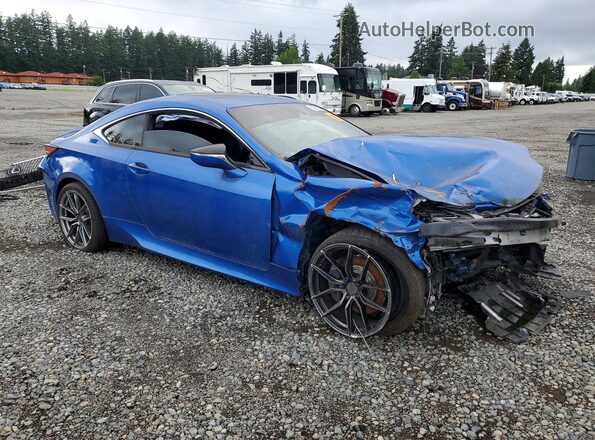 JTHS85BC6K5004855 2019 LEXUS RC Blue Передня права чверть
