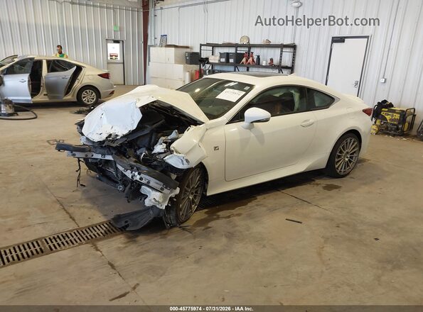 JTHSE5BC3H5008427 2017 LEXUS RC 350 Белый Передняя левая четверть