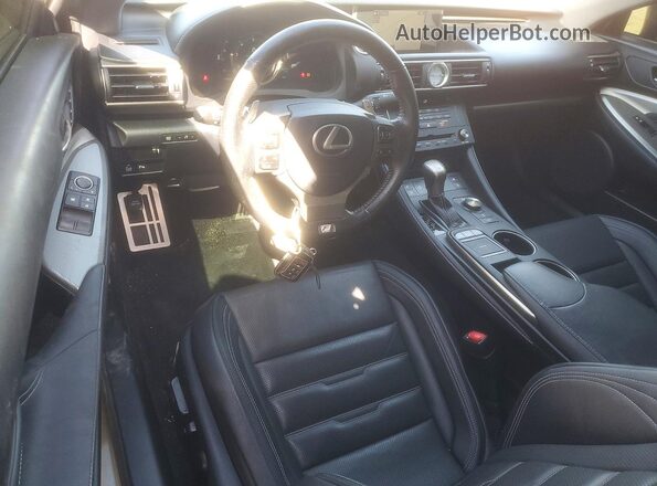 JTHSM5BC3G5000801 2016 LEXUS RC Black Widok deski rozdzielczej
