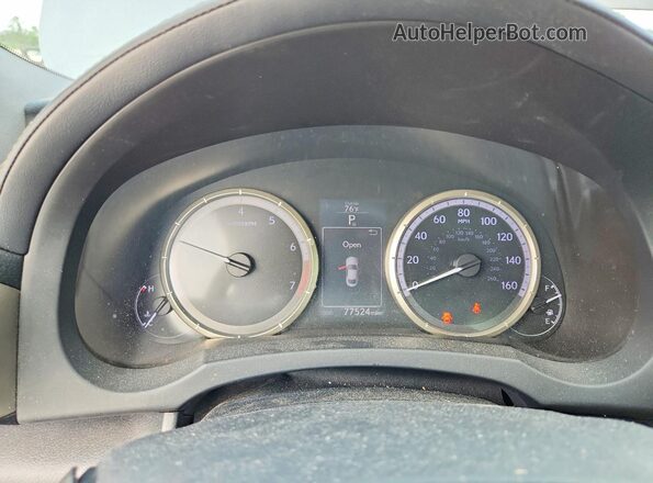 JTHSM5BC5G5001027 2016 LEXUS RC Gray Вид щитка приладів