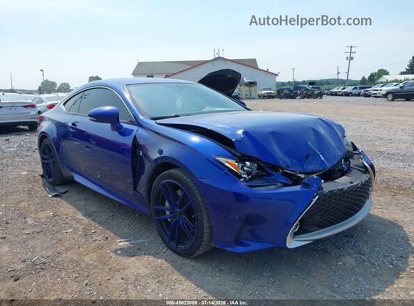 JTHSM5BCXG5001900 2016 LEXUS RC 300 Blue Widok z przodu