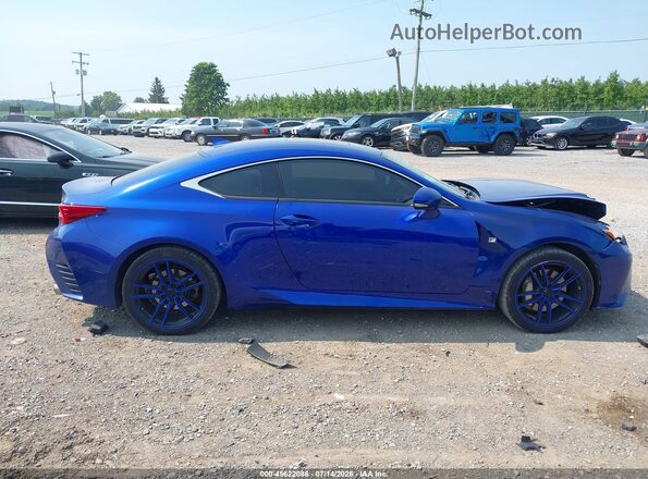 JTHSM5BCXG5001900 2016 LEXUS RC 300 Blue Widok wnętrza z tyłu
