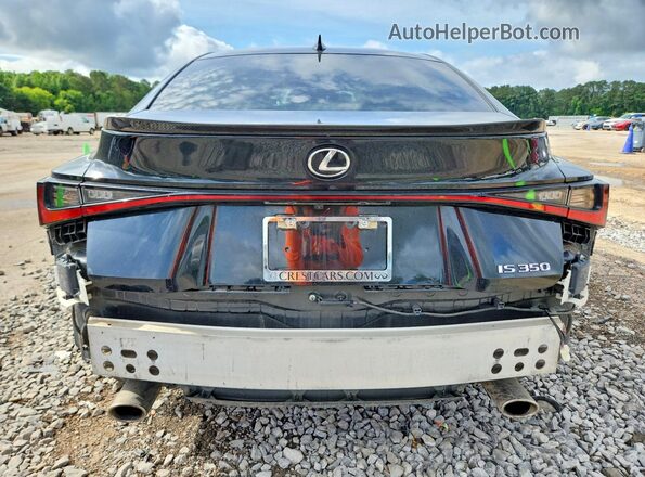 JTHSZ1B28N5052052 2022 LEXUS IS Black Հետևի տեսք