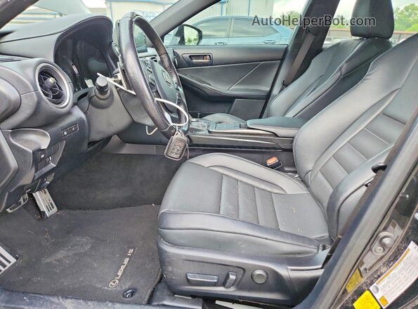 JTHSZ1B28N5052052 2022 LEXUS IS Black Սալոնի դիմացի տեսք