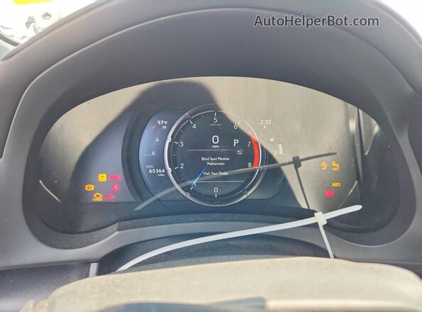 JTHSZ1B2XN5051632 2022 LEXUS IS Gray Instrument cluster view
