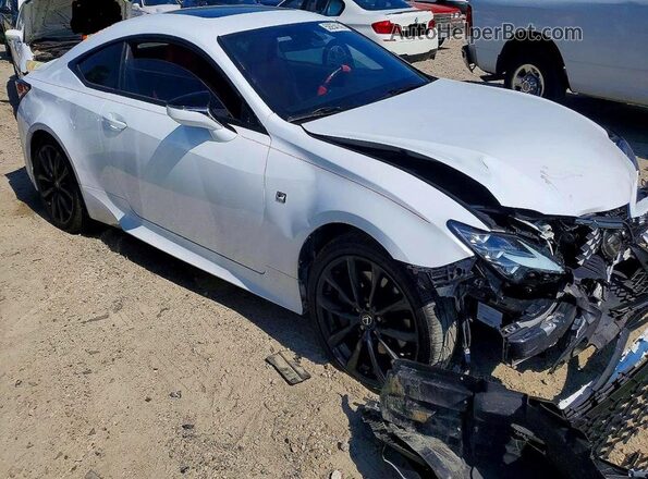 JTHSZ5BC9K5009304 2019 LEXUS RC Белый Передняя правая четверть