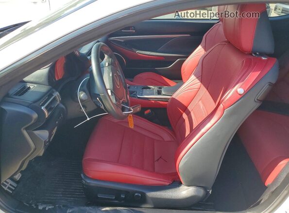 JTHSZ5BC9K5009304 2019 LEXUS RC Белый Вид салона спереди