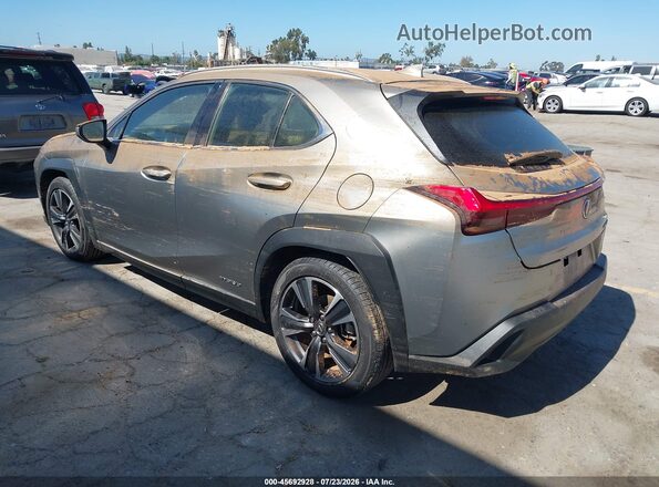 JTHU9JBH1K2004029 2019 LEXUS UX 250H Gray უკანა მარცხენა