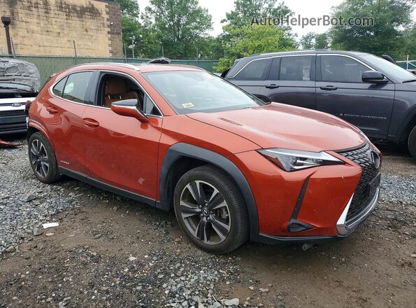 JTHU9JBH1K2005388 2019 LEXUS UX Orange Przód prawy