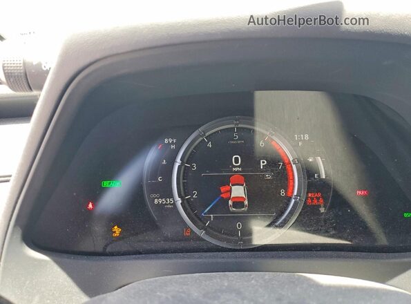 JTHU9JBH3K2002007 2019 LEXUS UX Black Սարքավորումների վահանակի տեսք