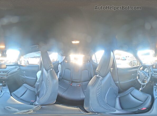 JTHU9JBH3K2004436 2019 LEXUS UX Silver Vista de la etiqueta del VIN