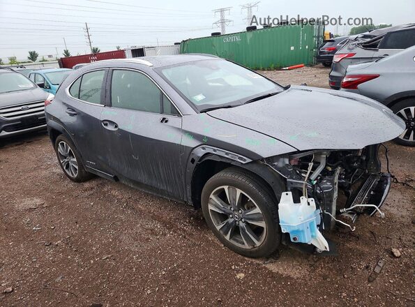 JTHU9JBH4K2017521 2019 LEXUS UX Gray Przód prawy