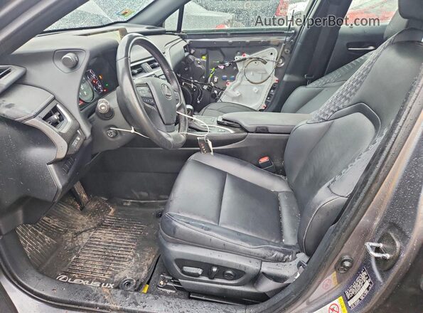JTHU9JBH4K2017521 2019 LEXUS UX Gray Widok wnętrza z przodu