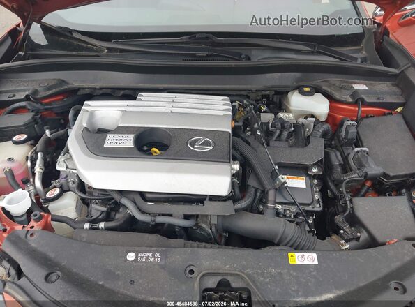 JTHU9JBH5K2017477 2019 LEXUS UX 250H Оранжевый Вид сзади