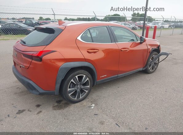JTHU9JBH5K2017477 2019 LEXUS UX 250H Оранжевый Задняя правая четверть