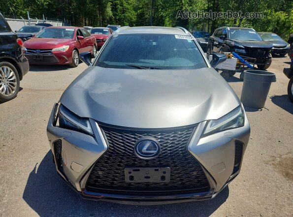 JTHU9JBH6K2001448 2019 LEXUS UX Silver Widok z przodu