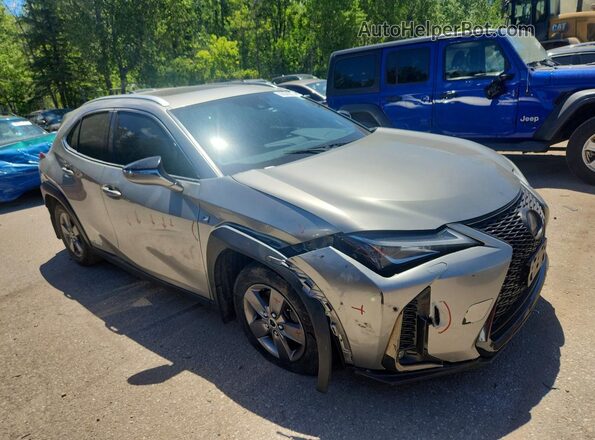 JTHU9JBH6K2001448 2019 LEXUS UX Silver Przód prawy