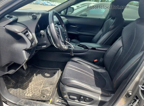 JTHU9JBH6K2001448 2019 LEXUS UX Silver Widok wnętrza z przodu