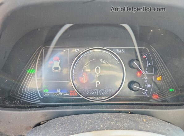 JTHU9JBHXK2002263 2019 LEXUS UX White Vista del cuadro de instrumentos