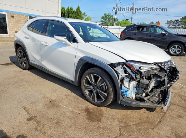 JTHU9JBHXK2002263 2019 LEXUS UX White Delantero derecho