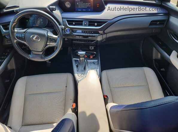 JTHU9JBHXK2002263 2019 LEXUS UX White Vista del salpicadero