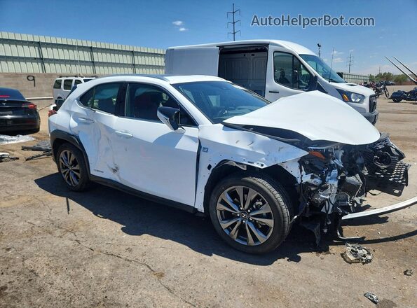 JTHU9JBHXK2018933 2019 LEXUS UX White Front right