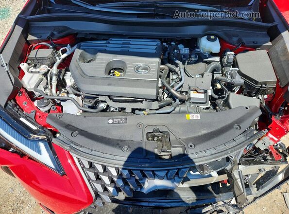 JTHUCJDH1S2008726 2025 LEXUS UX Red Սալոնի հետևի տեսք
