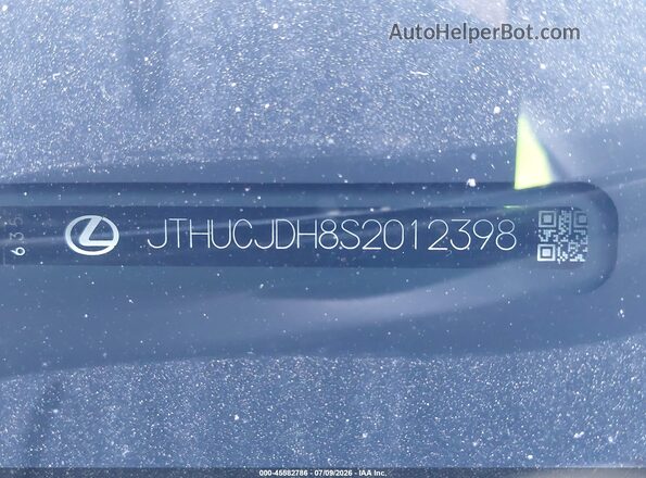JTHUCJDH8S2012398 2025 LEXUS UX 300H Black 