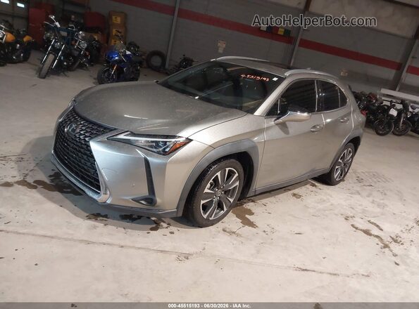 JTHX3JBH2L2025052 2020 LEXUS UX 200 Gray წინა მარცხენა ხედი სამი მეოთხედიდან